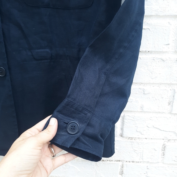 Vintage Lauren Ralph Lauren Linen Utility Jacket - Picture 4 of 6